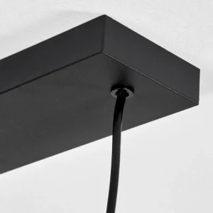 hofstein Suspension Fessade Noir, 4 lumières* Lampes Modernes