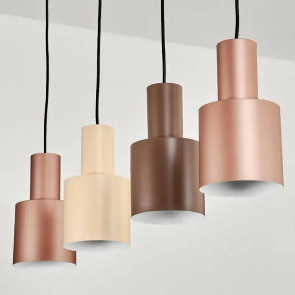 hofstein Suspension Fessade Noir, 4 lumières* Lampes Modernes