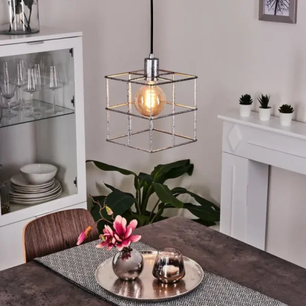 hofstein Suspension Fevaag Argenté, 1 lumière* Lampes Modernes