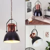 hofstein Suspension Fieberbrunn Cuivre, Noir, 1 lumière* Lampes Modernes