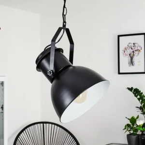 hofstein Suspension Fieberbrunn Noir, 1 lumière* Lampes Modernes