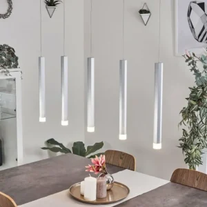 hofstein Suspension Freshwater LED Aluminium, 5 lumières* Lampes Modernes