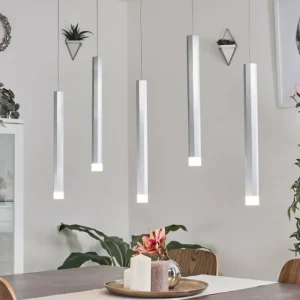 hofstein Suspension Freshwater LED Aluminium, 5 lumières* Lampes Modernes