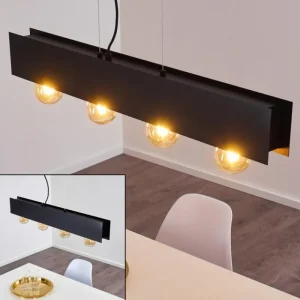 hofstein Suspension Fria Noir, 4 lumières* Lampes Modernes