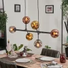 hofstein Suspension Fuensalida Noir, 6 lumières* Lampes En Verre