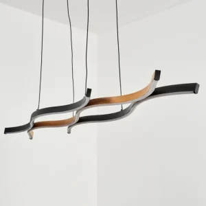 hofstein Suspension Fuliola LED Noir, 1 lumière* Lampes Modernes