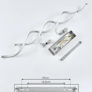 hofstein Suspension Galette LED Nickel mat, 1 lumière* Lampes Modernes