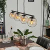 hofstein Suspension Gastor Ambre, Clair, 4 lumières* Lampes En Verre