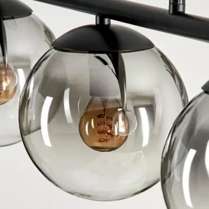 hofstein Suspension Gastor Clair, Fumé, 3 lumières* Lampes Modernes
