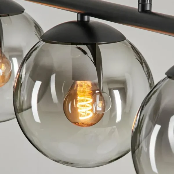 hofstein Suspension Gastor Clair, Fumé, 3 lumières* Lampes Modernes