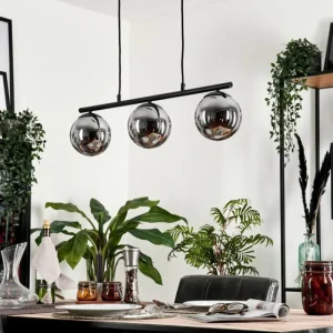 hofstein Suspension Gastor Fumé, 3 lumières* Lampes Modernes