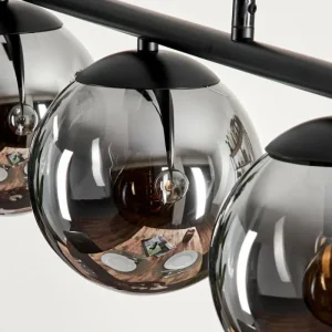 hofstein Suspension Gastor Fumé, 3 lumières* Lampes Modernes