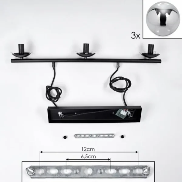 hofstein Suspension Gastor Fumé, 3 lumières* Lampes Modernes