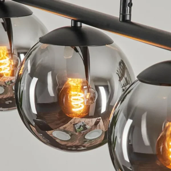 hofstein Suspension Gastor Fumé, 3 lumières* Lampes Modernes