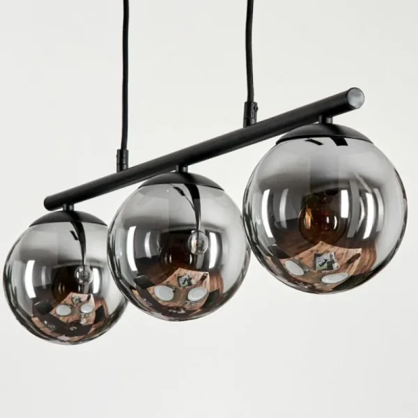 hofstein Suspension Gastor Fumé, 3 lumières* Lampes Modernes
