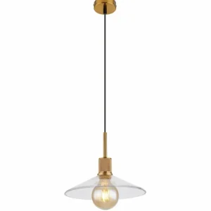 Luminaires Globo Lighting Suspension Globo ADARA Laiton, 1 lumière* Lampes En Verre