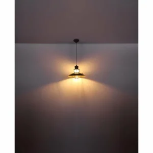 Luminaires Globo Lighting Suspension Globo BADALONA Brun, 1 lumière* Lampes En Verre