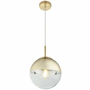 Luminaires Globo Lighting Suspension Globo VARUS Or, 1 lumière* Lampes En Verre