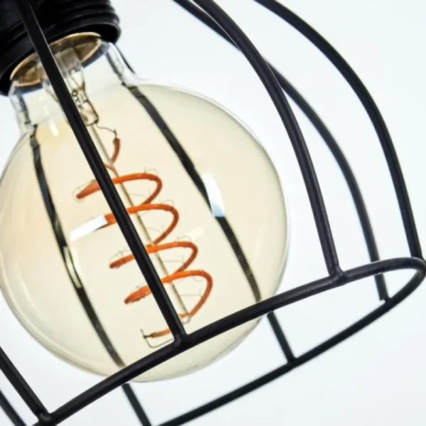 hofstein Suspension Gondo Brun, Noir, 3 lumières* Lampes Modernes