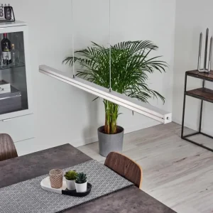 hofstein Suspension Goun LED Nickel mat, 2 lumières* Lampes Modernes