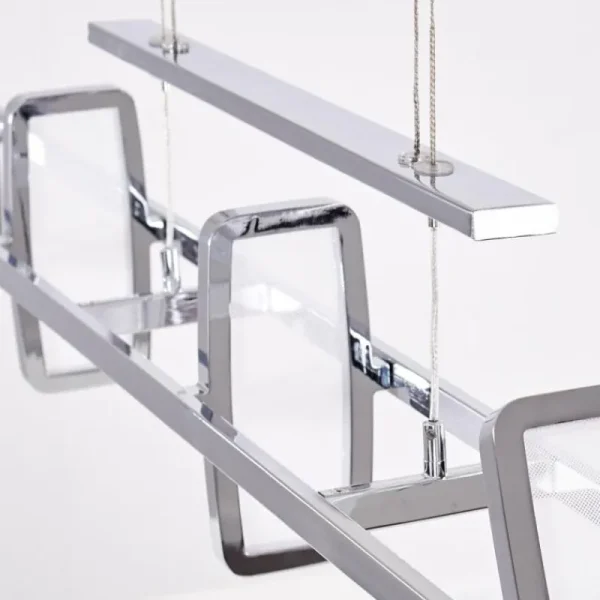 hofstein Suspension Gravendal LED Chrome, 5 lumières* Lampes Modernes
