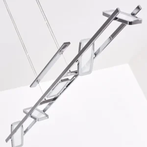 hofstein Suspension Gravendal LED Chrome, 5 lumières* Lampes Modernes