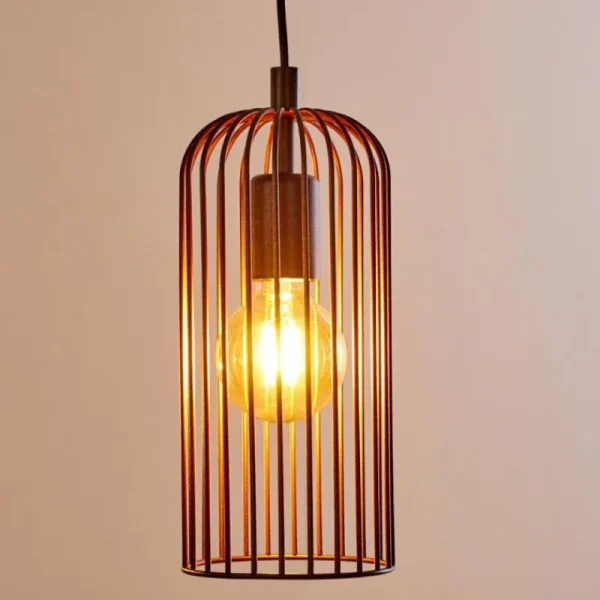 hofstein Suspension Gresso Noir, 6 lumières* Lampes Modernes