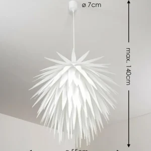 hofstein Suspension Grinder Blanc, 1 lumière* Lampes Modernes