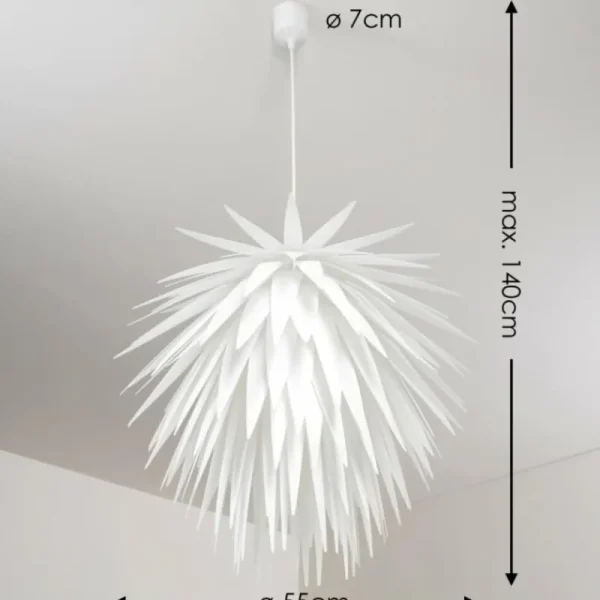 hofstein Suspension Grinder Blanc, 1 lumière* Lampes Modernes