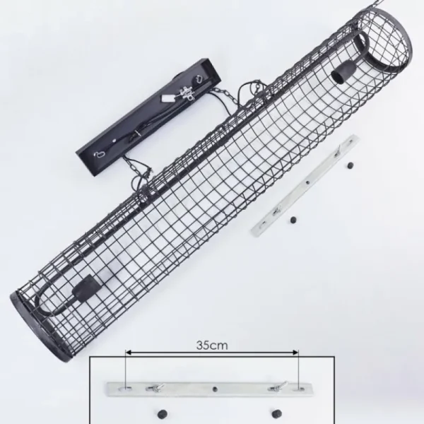 hofstein Suspension Gullvik Argent Oxydé, 2 lumières* Lampes Modernes