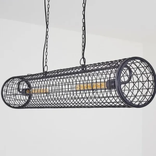 hofstein Suspension Gullvik Argent Oxydé, 2 lumières* Lampes Modernes