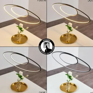 hofstein Suspension Harpeth LED Noir, 1 lumière* Lampes Modernes