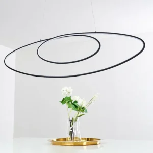 hofstein Suspension Harpeth LED Noir, 1 lumière* Lampes Modernes