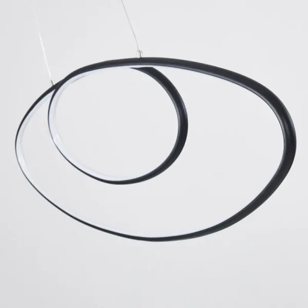 hofstein Suspension Harpeth LED Noir, 1 lumière* Lampes Modernes