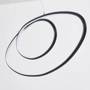 hofstein Suspension Harpeth LED Noir, 1 lumière* Lampes Modernes