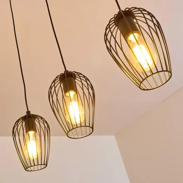 hofstein Suspension Hodges Noir, 3 lumières* Lampes Modernes