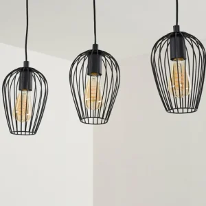 hofstein Suspension Hodges Noir, 3 lumières* Lampes Modernes