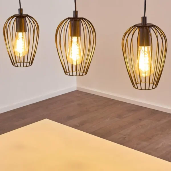 hofstein Suspension Hodges Noir, 3 lumières* Lampes Modernes
