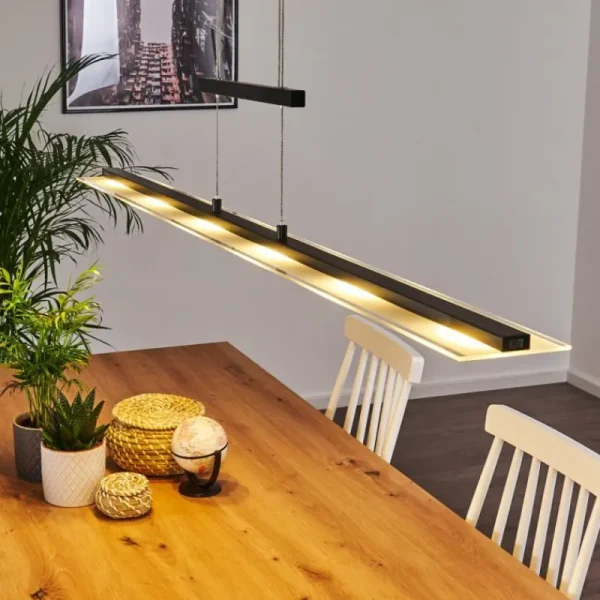 hofstein Suspension Hogana LED Anthracite, 1 lumière* Lampes Modernes