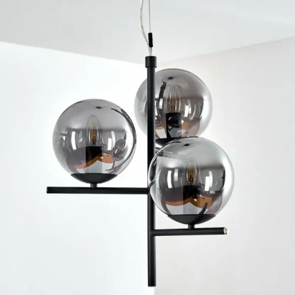 hofstein Suspension Hogatza Noir, 3 lumières* Lampes Modernes