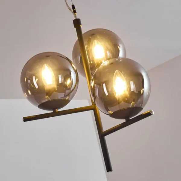 hofstein Suspension Hogatza Noir, 3 lumières* Lampes Modernes