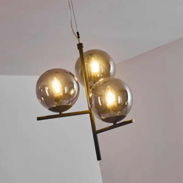 hofstein Suspension Hogatza Noir, 3 lumières* Lampes Modernes