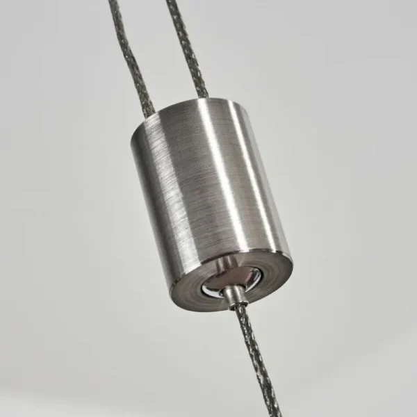 hofstein Suspension Hyllinge LED Chrome, Gris, 1 lumière* Lampes Modernes