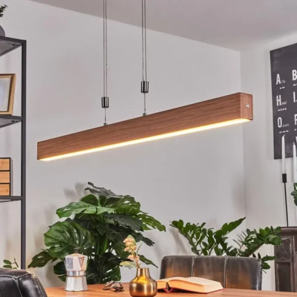 hofstein Suspension Hyllinge LED Chrome, Gris, 1 lumière* Lampes Modernes