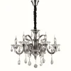 Luminaires Ideallux Suspension Ideal Lux COLOSSAL Chrome, 6 lumières* Lampes En Verre
