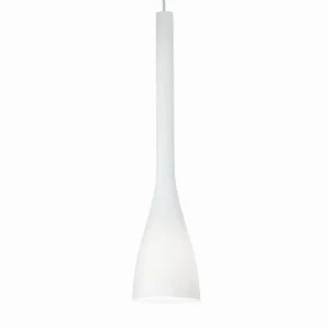 Luminaires Ideallux Suspension Ideal Lux FLUT Blanc, 1 lumière* Lampes En Verre