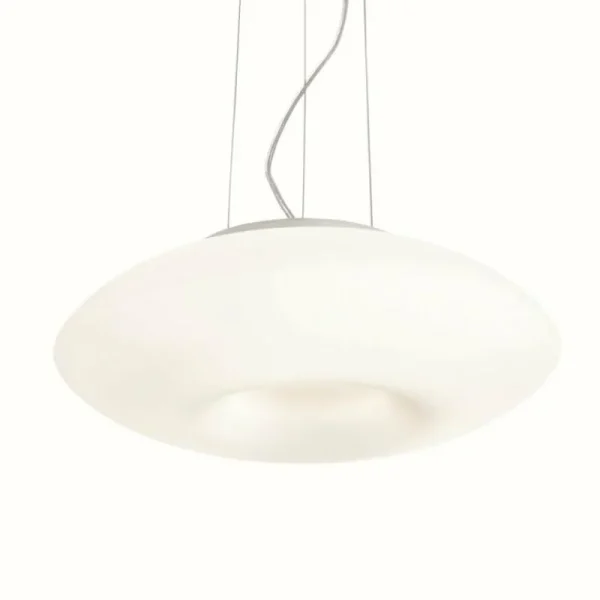 Luminaires Ideallux Suspension Ideal Lux GLORY Blanc, 3 lumières* Lampes En Verre