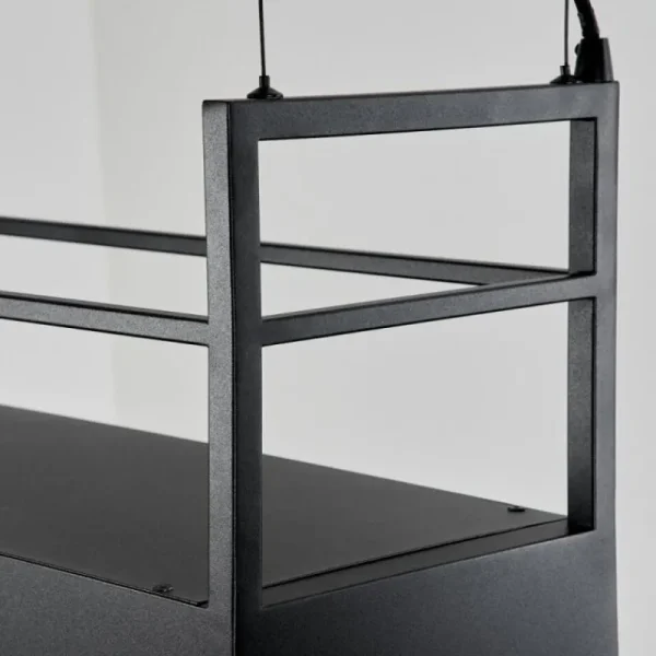 hofstein Suspension Jabilla Noir, 6 lumières* Lampes Modernes