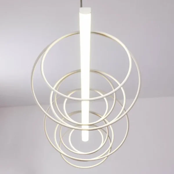 hofstein Suspension Jimma LED Blanc, 8 lumières* Lampes Modernes