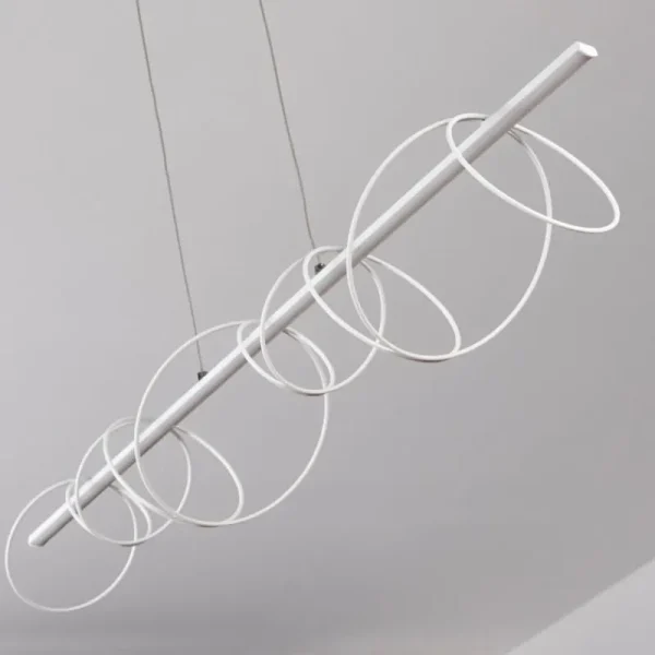 hofstein Suspension Jimma LED Blanc, 8 lumières* Lampes Modernes